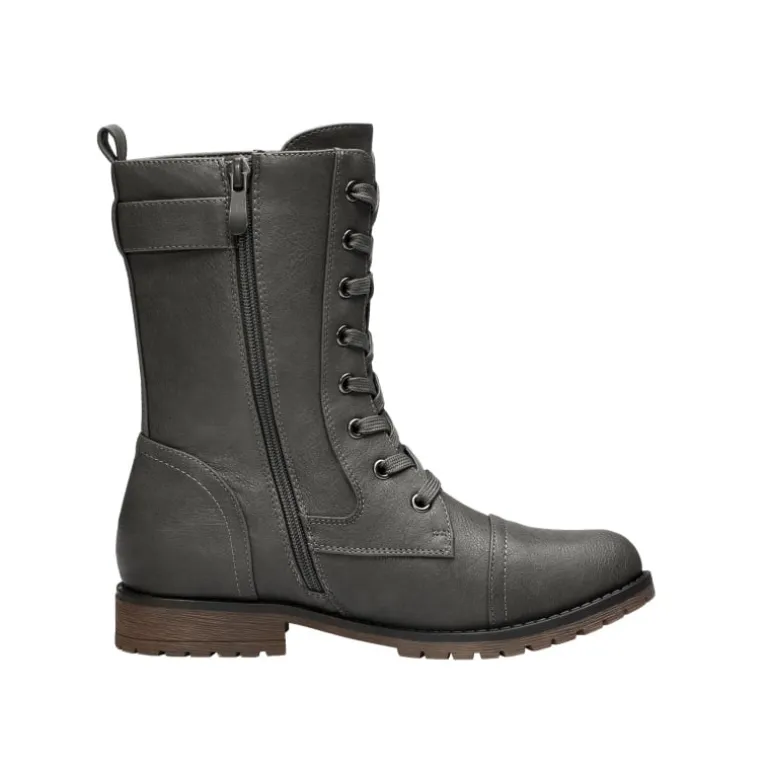 Winter Mid Calf Lace Up Boots