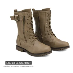 Winter Mid Calf Lace Up Boots