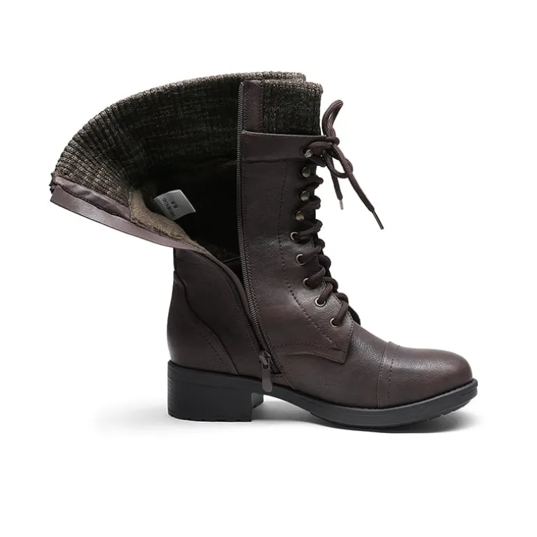 Winter Mid Calf Riding Boots