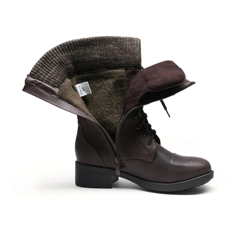 Winter Mid Calf Riding Boots