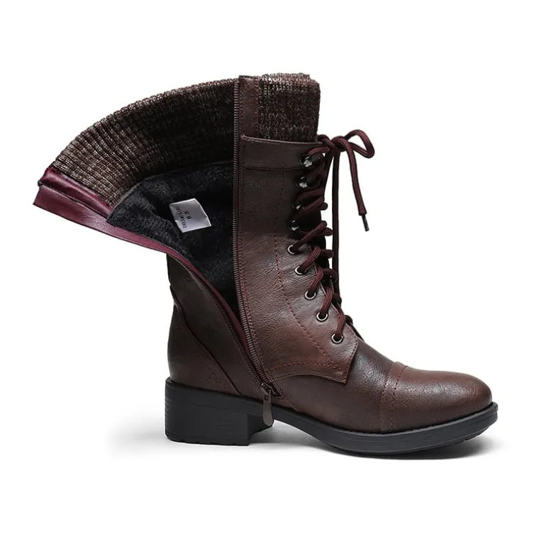 Winter Mid Calf Riding Boots