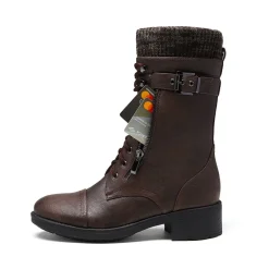Winter Mid Calf Riding Boots