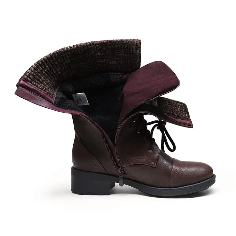 Winter Mid Calf Riding Boots