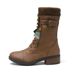 Winter Mid Calf Riding Boots
