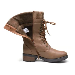 Winter Mid Calf Riding Boots