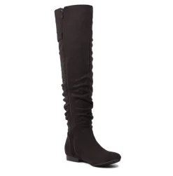 Winter Over The Knee Suede Boots