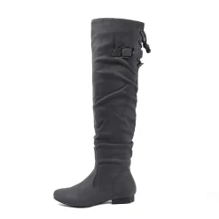 Winter Over The Knee Suede Boots