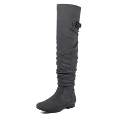 Winter Over The Knee Suede Boots