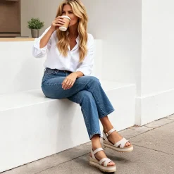 Women’s Adjustable Buckle Wedge Sandals