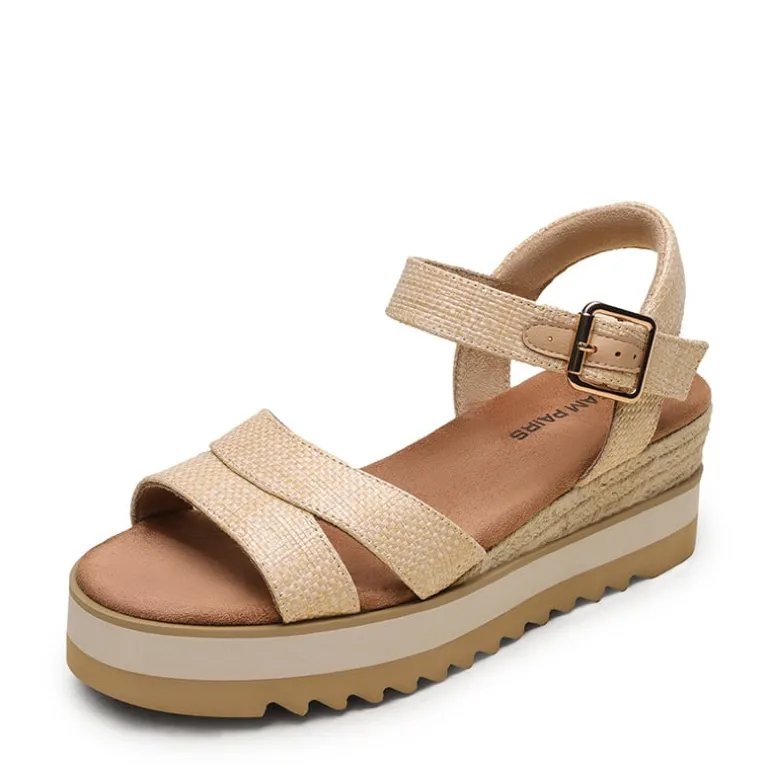 Women’s Adjustable Buckle Wedge Sandals