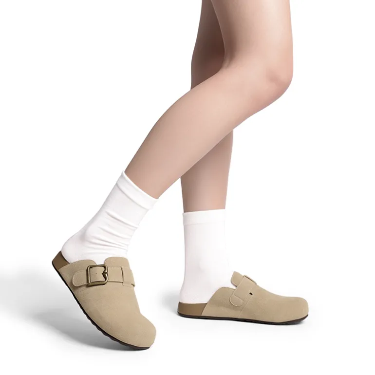 Women’s Adjustable Faux Suede Clogs