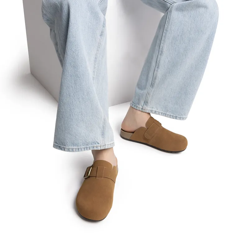 Women’s Adjustable Faux Suede Clogs