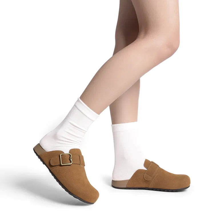 Women’s Adjustable Faux Suede Clogs