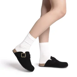 Women’s Adjustable Faux Suede Clogs