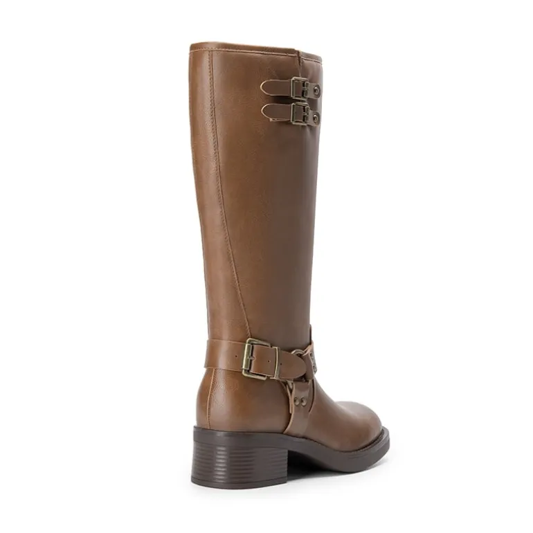 Women’s Adjustable Strap Moto Boots