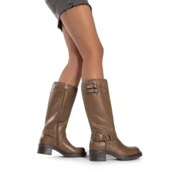 Women’s Adjustable Strap Moto Boots