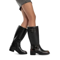 Women’s Adjustable Strap Moto Boots