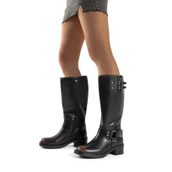Women’s Adjustable Strap Moto Boots