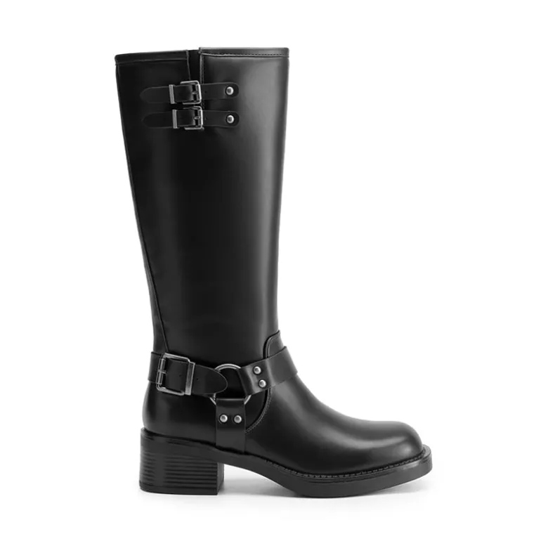 Women’s Adjustable Strap Moto Boots