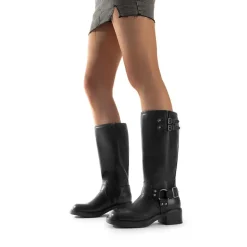Women’s Adjustable Strap Moto Boots