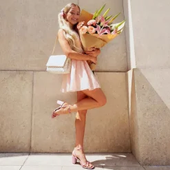 Women's Bow Detail Block Heel Sandals