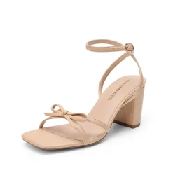 Women's Bow Detail Block Heel Sandals