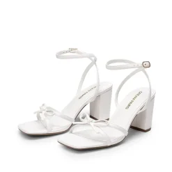 Women's Bow Detail Block Heel Sandals
