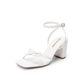 Women's Bow Detail Block Heel Sandals
