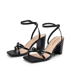Women's Bow Detail Block Heel Sandals