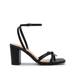 Women's Bow Detail Block Heel Sandals