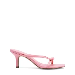 Women’s Bow Thong Kitten Heel Sandals with Non-Slip Sole