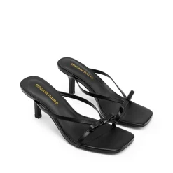 Women’s Bow Thong Kitten Heel Sandals with Non-Slip Sole