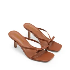 Women’s Bow Thong Kitten Heel Sandals with Non-Slip Sole