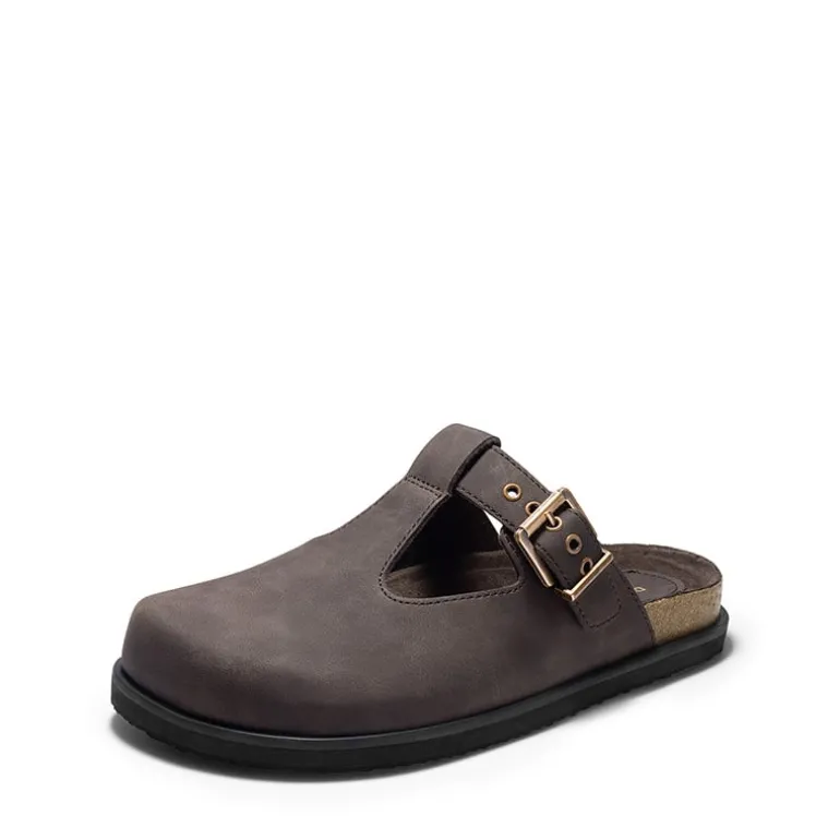Women’s Buckle Slip-on Clogs