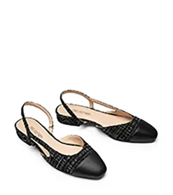 Women’s Cap Toe Slingback Flats