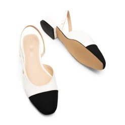 Women’s Cap Toe Slingback Flats