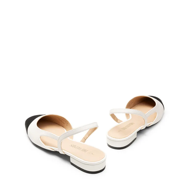 Women’s Cap Toe Slingback Flats