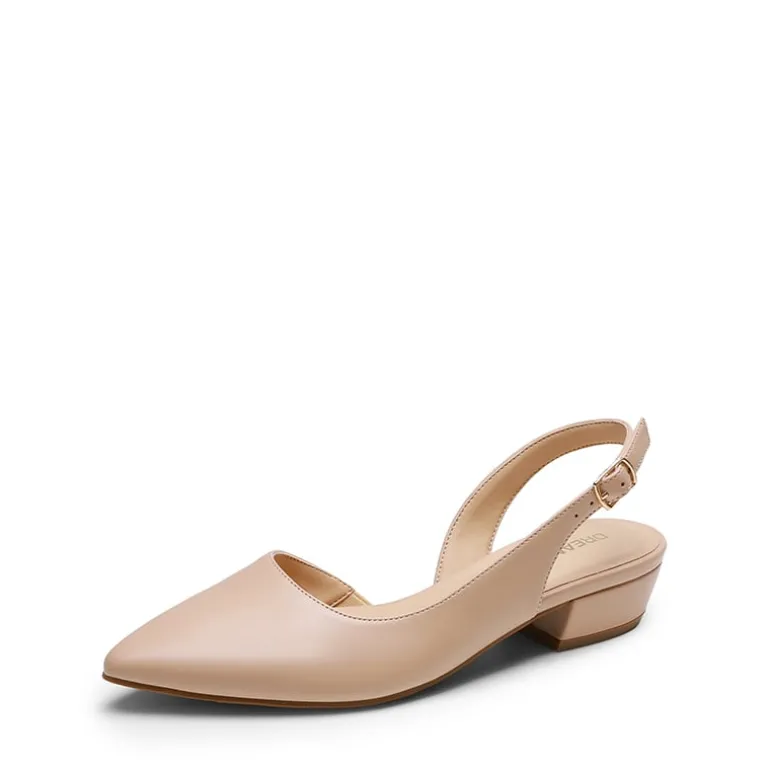 Women’s Chic Pointed Toe Slingback Pumps