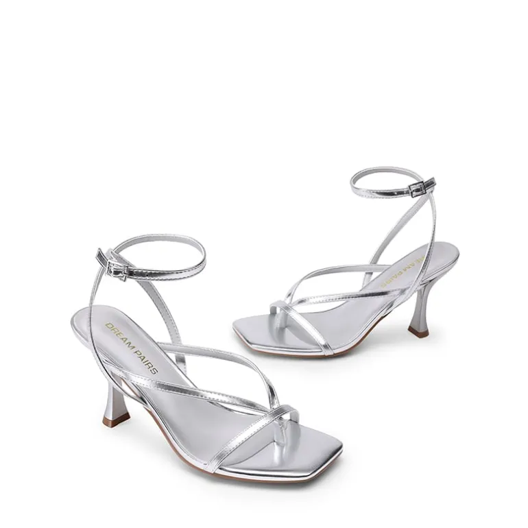 Women’s Chic Strappy Thong Stiletto Sandals
