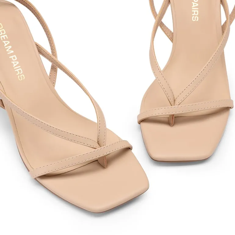 Women’s Chic Strappy Thong Stiletto Sandals