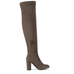 Women's Chunky Heel Thigh-High Boots