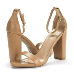 Women's Chunky High Heel Pump Sandals
