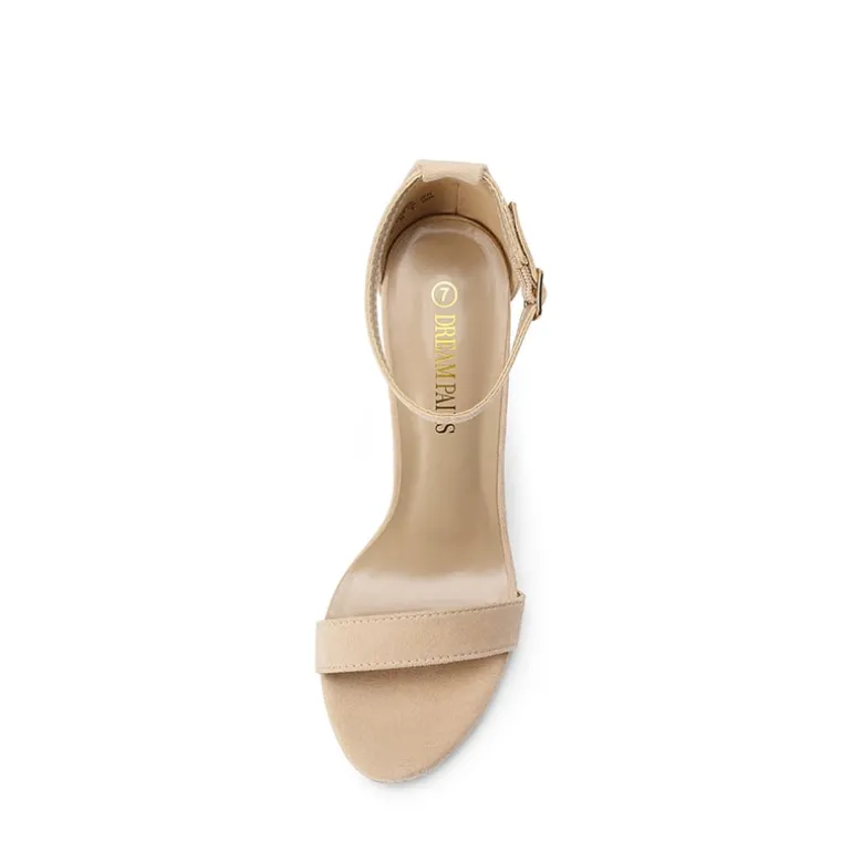 Women's Chunky High Heel Pump Sandals