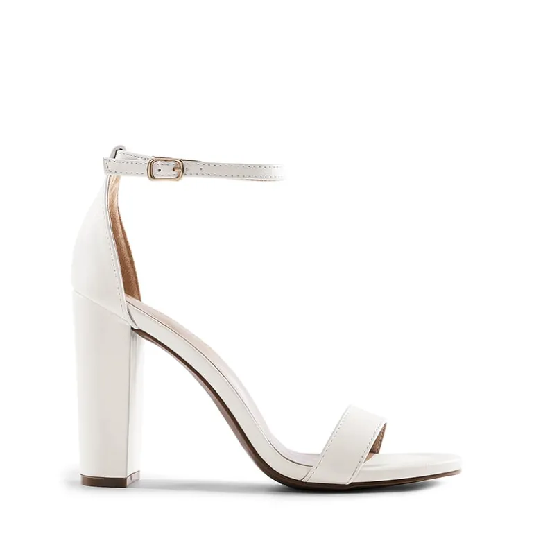 Women's Chunky High Heel Pump Sandals