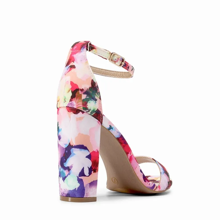 Women's Chunky High Heel Pump Sandals