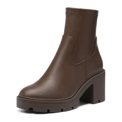 Women's Chunky Lug Sole Ankle Booties