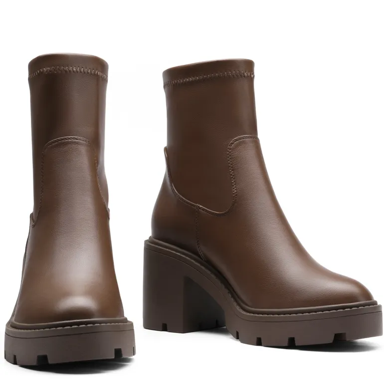 Women's Chunky Lug Sole Ankle Booties