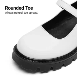 Women’s Chunky Mary Jane Pumps with Padded Collar