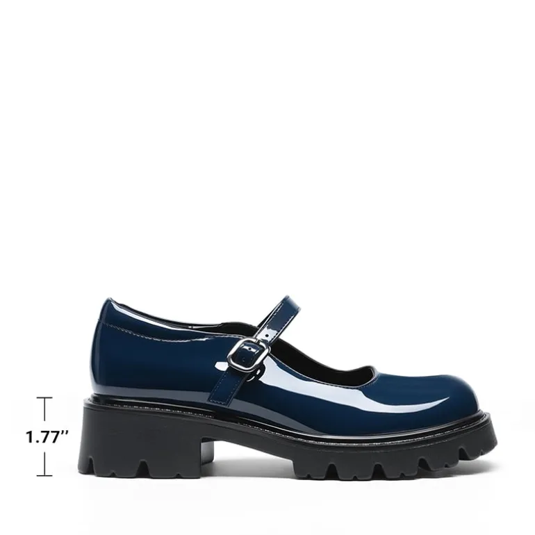 Women’s Chunky Mary Jane Pumps with Padded Collar