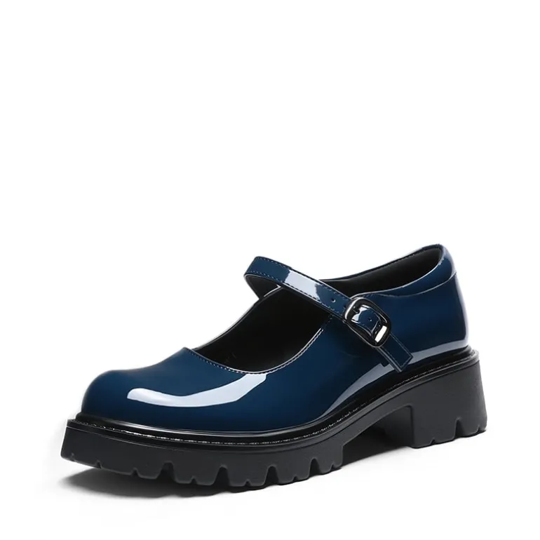 Women’s Chunky Mary Jane Pumps with Padded Collar
